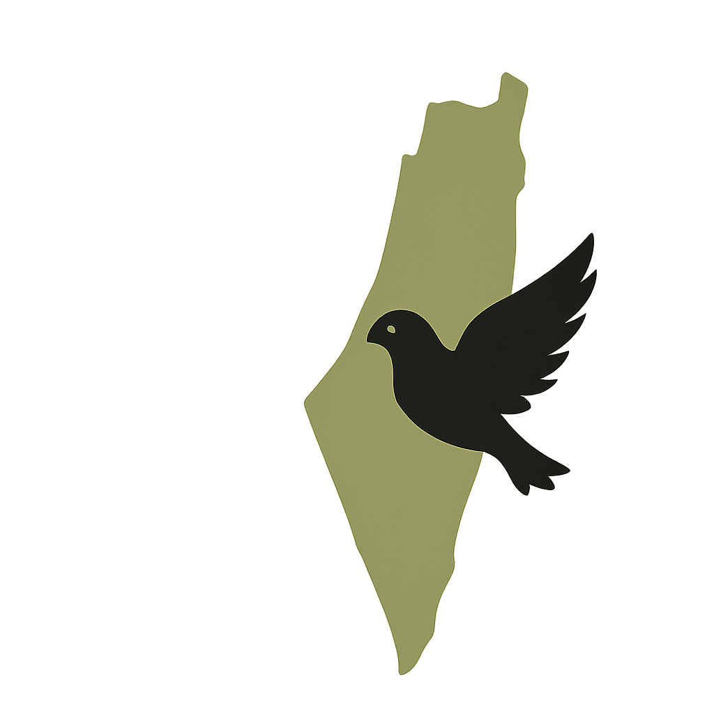 Carte Palestine colombe
